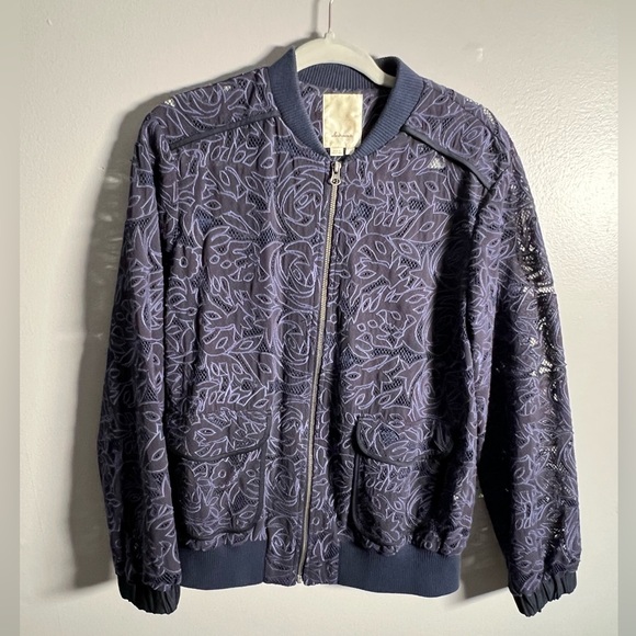 Anthropologie Elevenses Beautiful Lightweight Jacket with Pockets-‎ Medium
